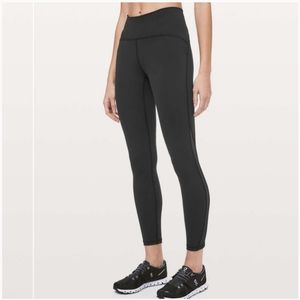 LULULEMON Train Times 7/8 Leggings in Black Size 2